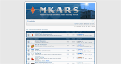 Desktop Screenshot of forum.mkars.org.uk